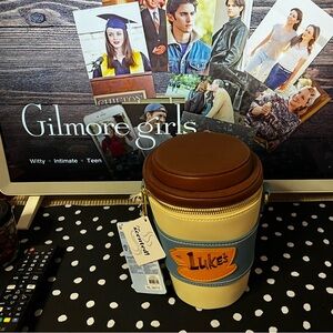 Gilmore Girls Luke's Diner To-Go Coffee Cup Figural Crossbody Bag